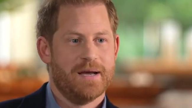 Prince Harry on Good Morning America with host Michael Strahan