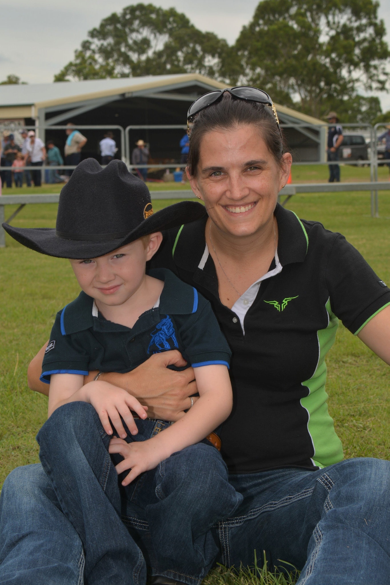 Hayden and Renee McCrea from Fernvale at the 71st annual Cooyar Show. Picture: Kate McCormack
