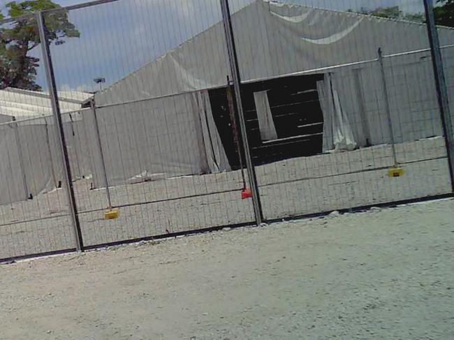 Nauru Centre. Still from Chasing Asylum, Eva Orner documentary about asylum seekers and offshore detention centres.