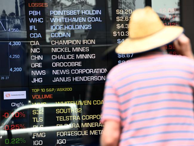 SYDNEY, AUSTRALIA - NewsWire Photos October 28, 2021: General scenes from the Australian Stock Exchange in Sydney.Picture: NCA NewsWire / Jeremy Piper