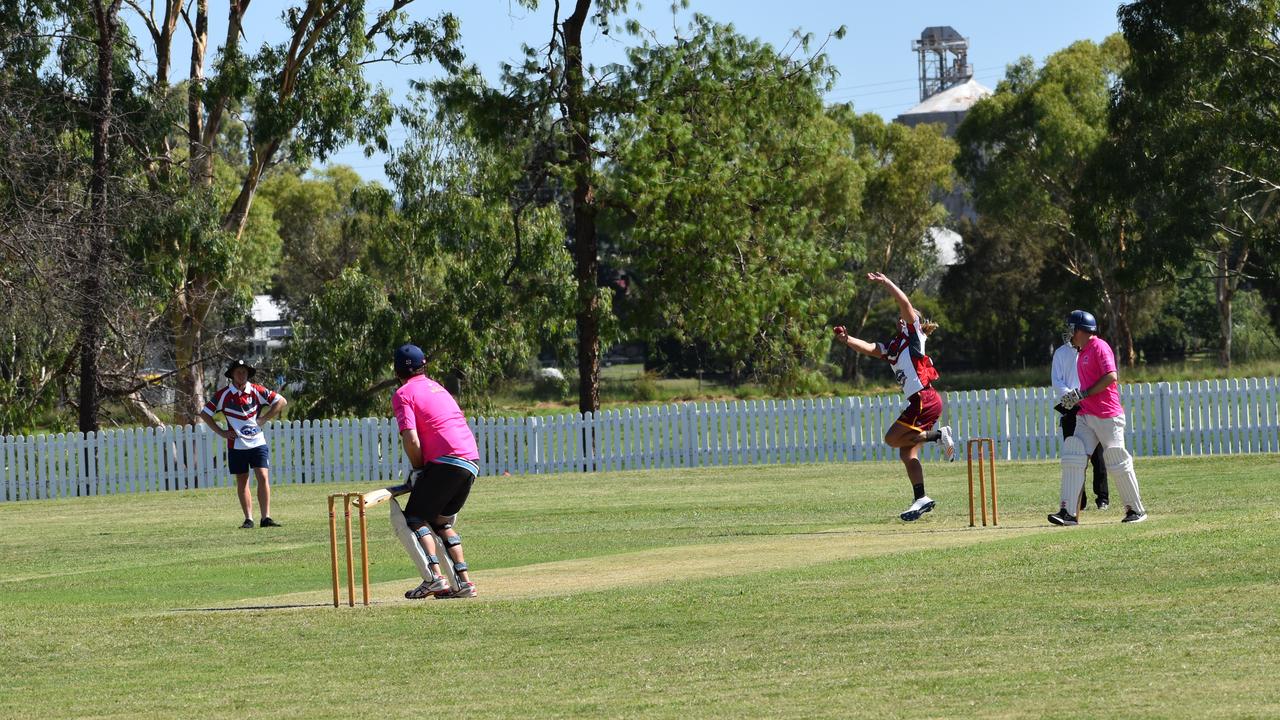 On-field action from the third round match-up Ross XI v Jonesy XI at Briggs Oval.