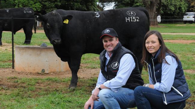 Corey Ireland with his wife Prue.