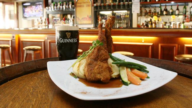 Fiddlers Green boasted traditional Irish food and drink.