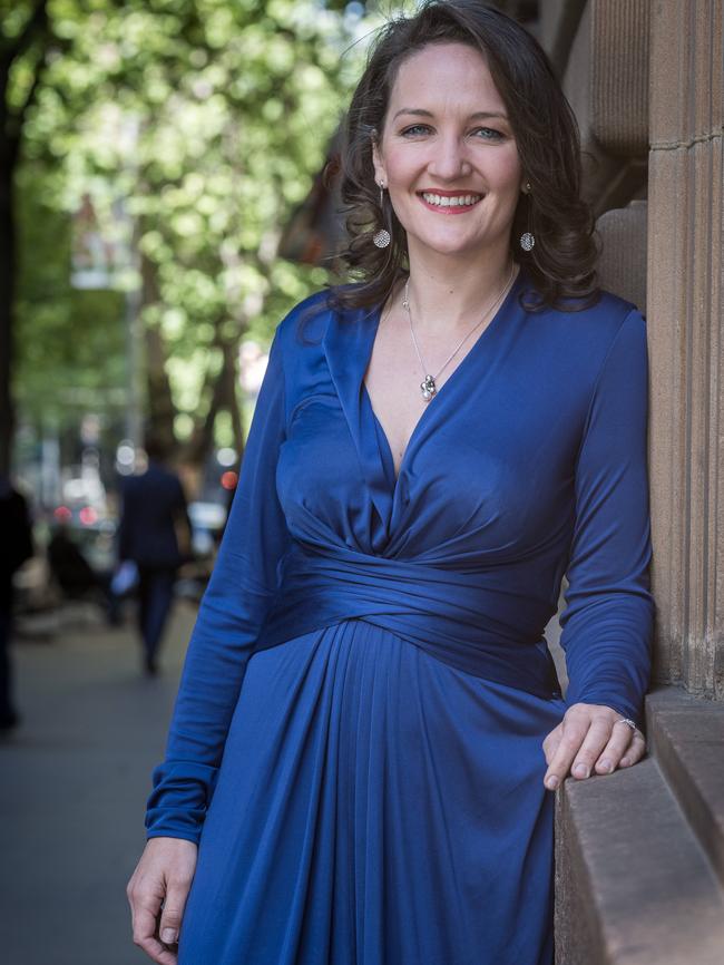 Former Mayo MP Alexander Downer’s daughter, Georgina Downer. Picture: Jake Nowakowski