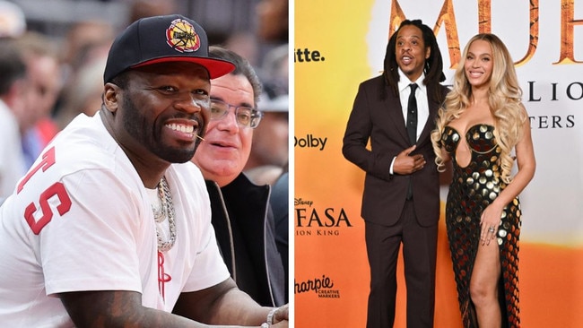 50 Cent has once again proved to be the master troll of the rap world. Pictures: Getty