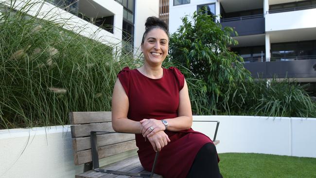 Investor Mel bought an investment unit in new Melrose Park development. Picture: Britta Campion / The Australian