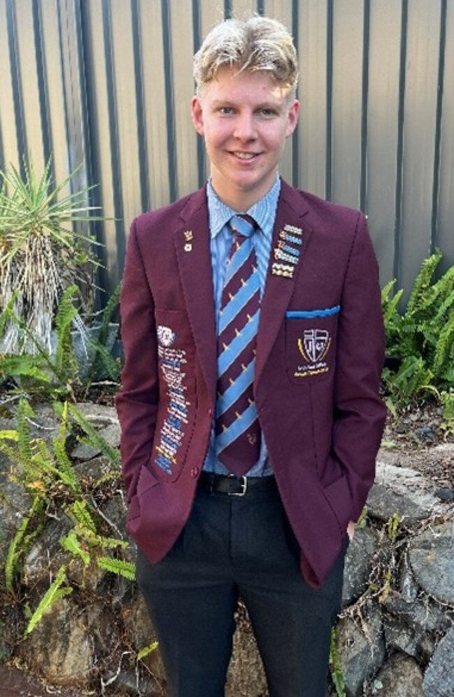 Liam Vickers, John Paull College captain. Picture: Contributed
