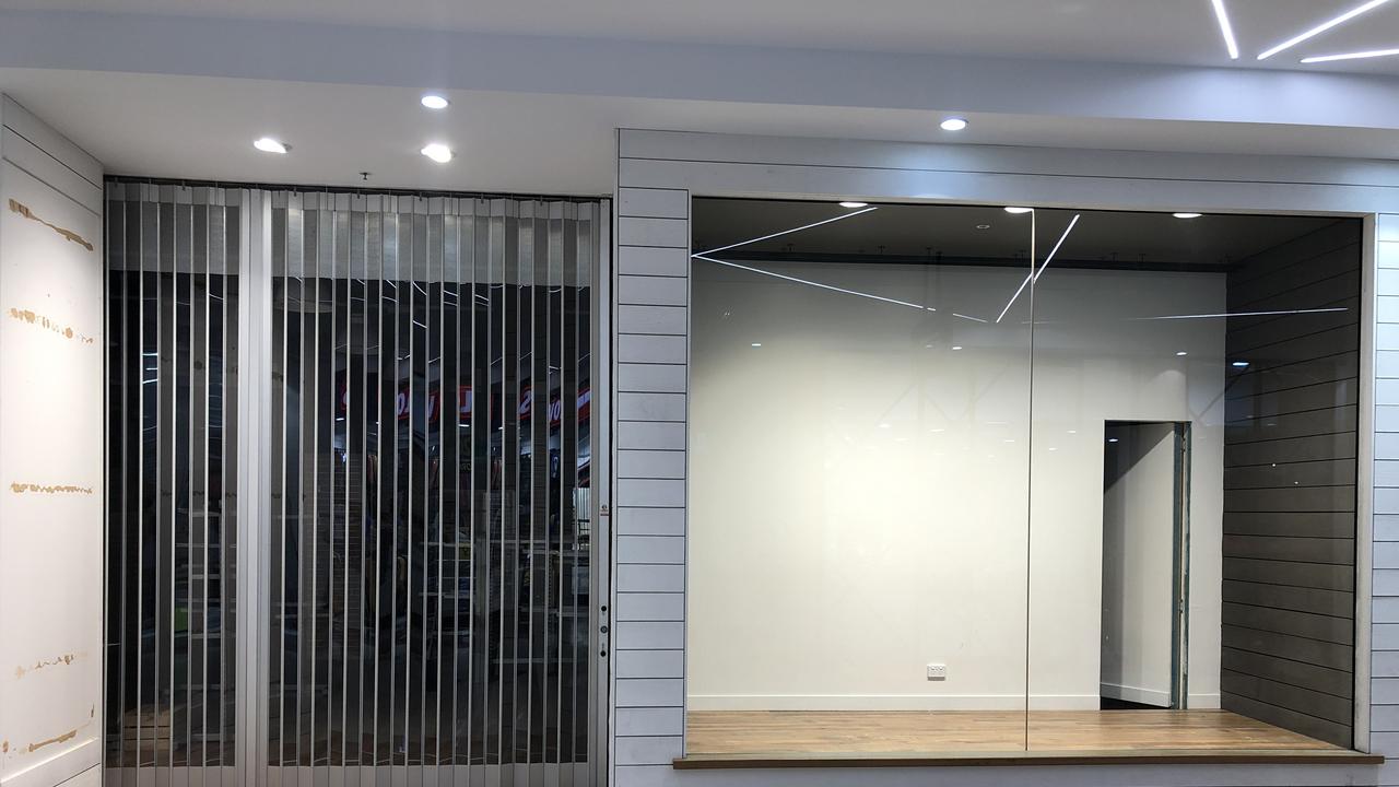 Empty stores thoughout the Australia Fair shopping centre at Southport. Picture Glenn Hampson