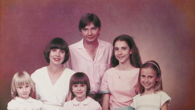 Henry and Lorelle Palaszczuk with daughters Julia, Nadia, Annastacia and Catherine.