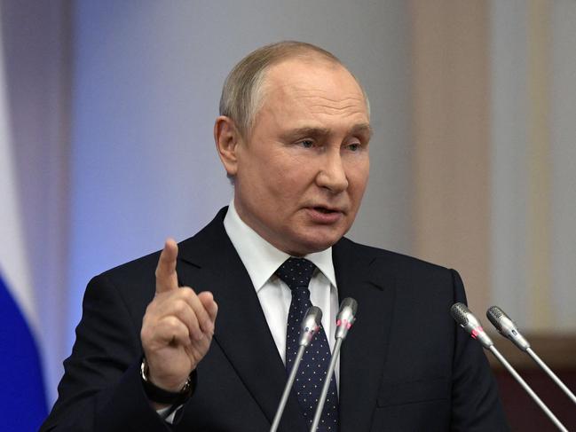 Russian President Vladimir Putin is believed to be unwell. Picture: AFP