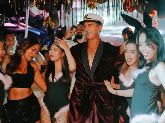 Ricky Olarenshaw’s 50th birthday celebrations in Bali. Picture: Facebook
