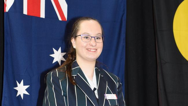 Australia Day celebration at the Brolga in Maryborough – Karen Boulton – Young Citizen of the Year.