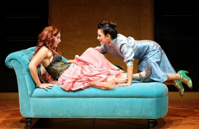 Harriet Gordon-Anderson (left) and Jessica Tovey in The Miser. Picture: Prudence Upton