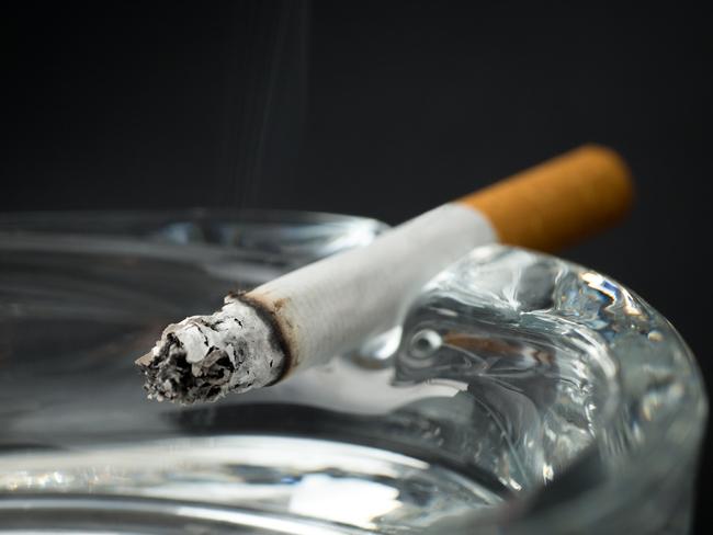 Generic photo of cigarettes.  Burning cigarette with ashtray , black background   Picture: iStock