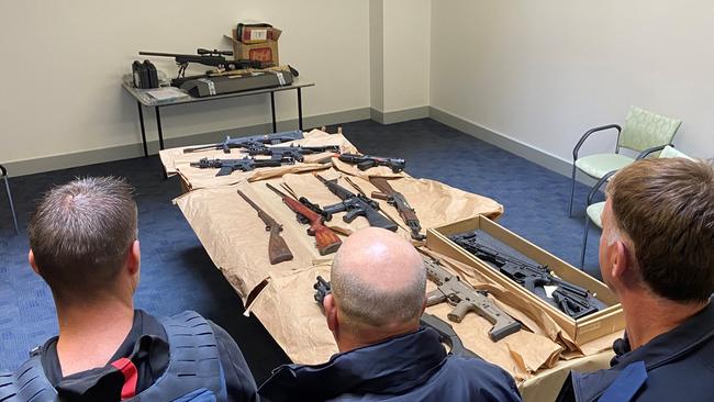 Operation Athena, which was led by Australian Border Force, made 86 arrests and took away 523 guns nationwide.