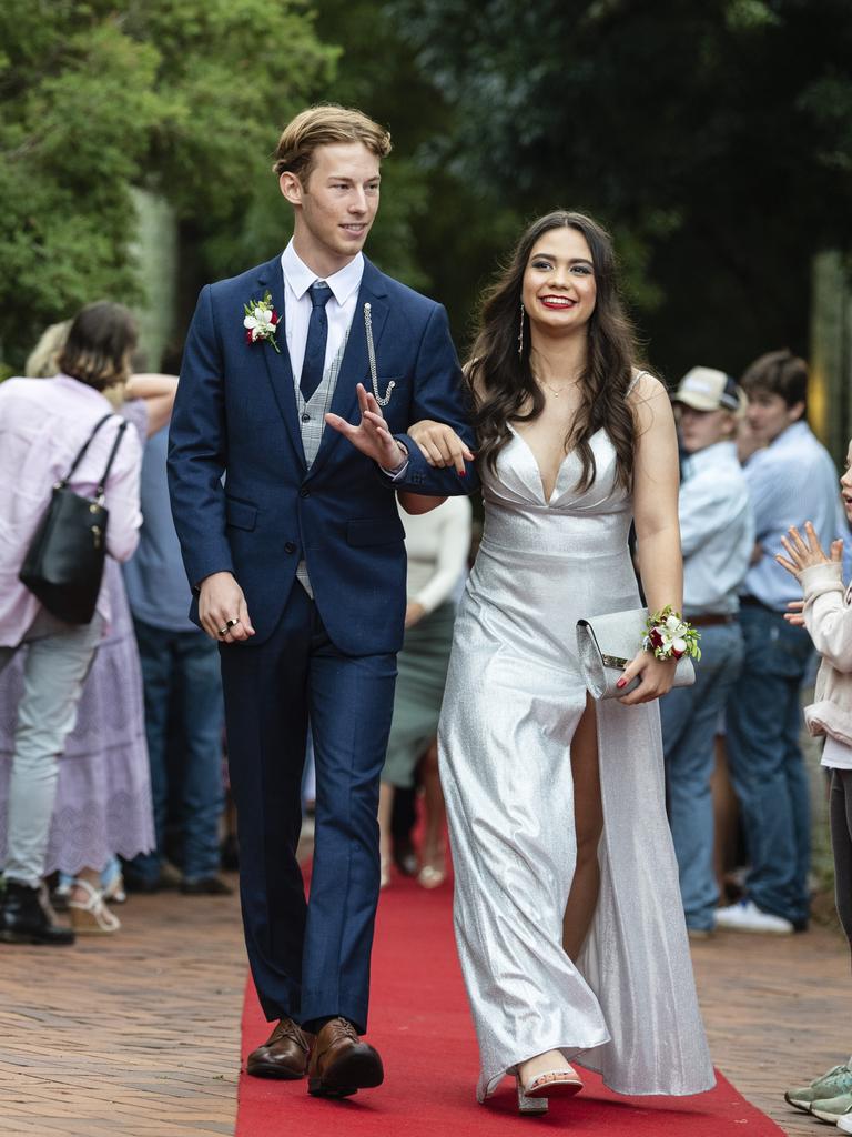 Johannah Whittle and Reilly Scott at Fairholme College formal, Wednesday, March 29, 2023. Picture: Kevin Farmer