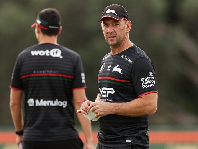 Jason Demetriou still believes he can get the Rabbitohs out of this rut. Picture: Matt King/Getty Images