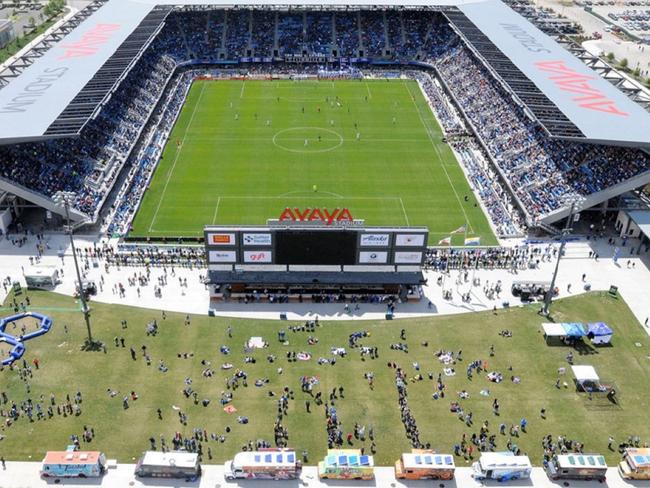 Avaya Stadium in San Jose.