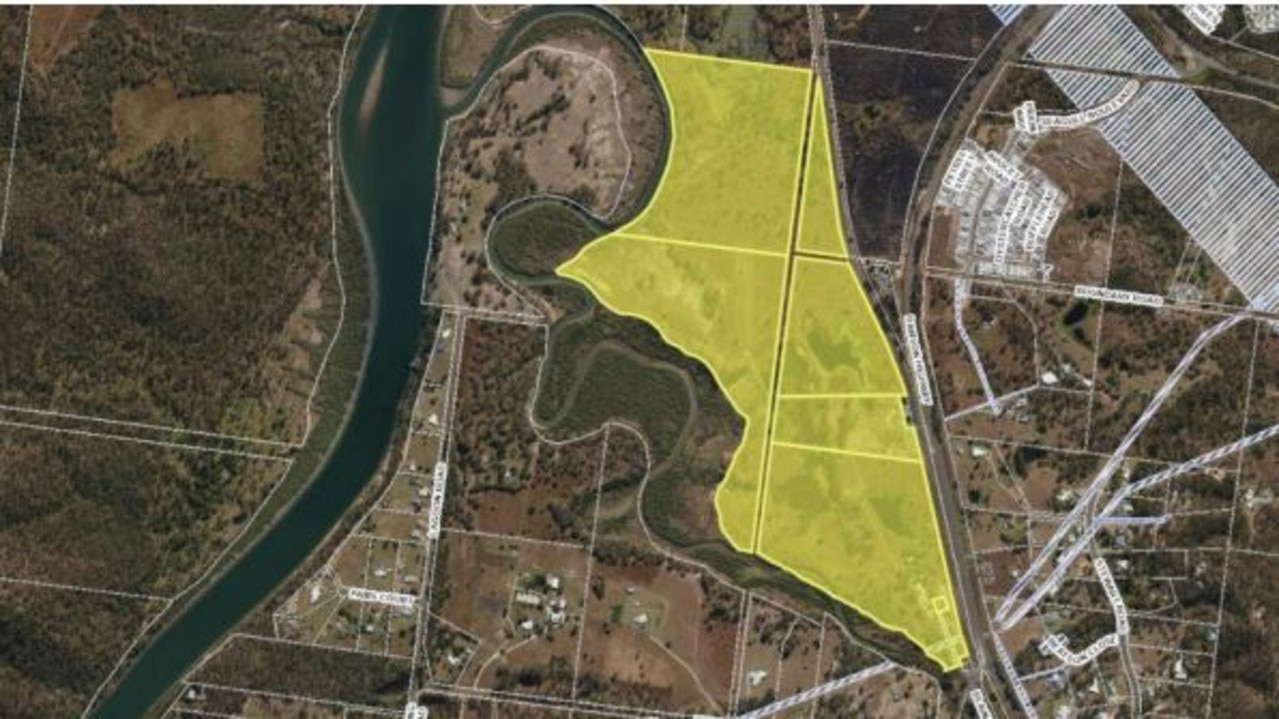 The location and surrounds for the proposed Byellee Waters Golf Course Master Plan.