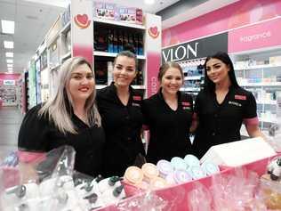 Bonnie Ritchie, Laura Brady, Innika Brumpton and Sarah Breydon, at Priceline Grand Central. Picture: Matthew Newton