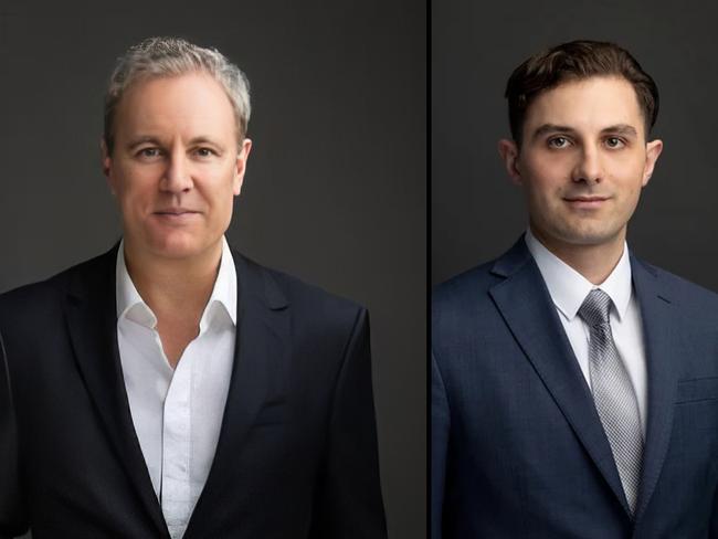 Former Blackbay Lawyers partner Justin Carroll(L) and Yianni Van Gelder [4:3]