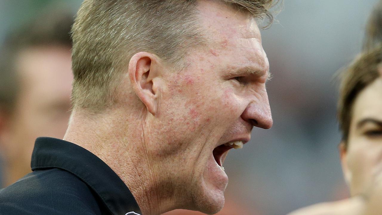 Collingwood coach Nathan Buckley. Picture: Michael Klein