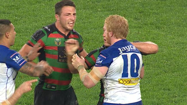 Nrl Video: Angry Englishmen Sam Burgess And James Graham Go Toe To Toe