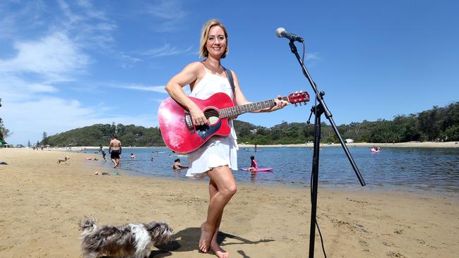 Brooke Supple has scored herself a gig singing the national anthem at the Gabba for the Australia Day test match cricket. Photo: Richard Gosling