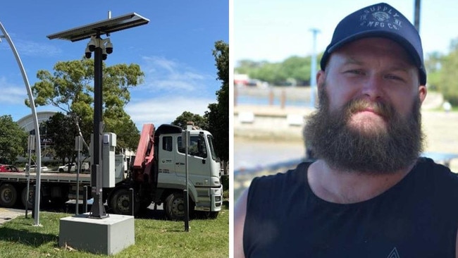 One camera was installed near the Bay St parking lot and the other was put up near Boundary St parking lot at Jack Evans Boat Harbour at Tweed Heads, left and convicted murderer Kevin Pettiford right.