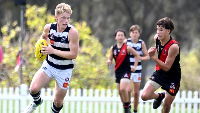 Action from Saturday's McDonaldâ€™s South East Queensland Youth Grand Finals played at Yeronga AFC. 2 September 2023. Picture, John Gass