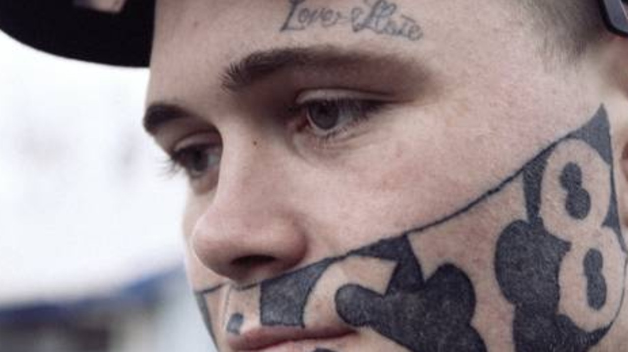 Mark Cropp Man With ‘devast8 Tattoo Convicted For Assaulting A Pregnant Woman Au