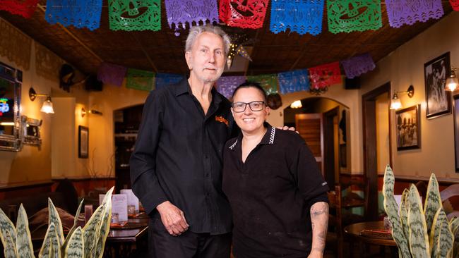 Zapata’s owner Norm Frohnert and head chef Franca Carbone. Picture: Tim Joy