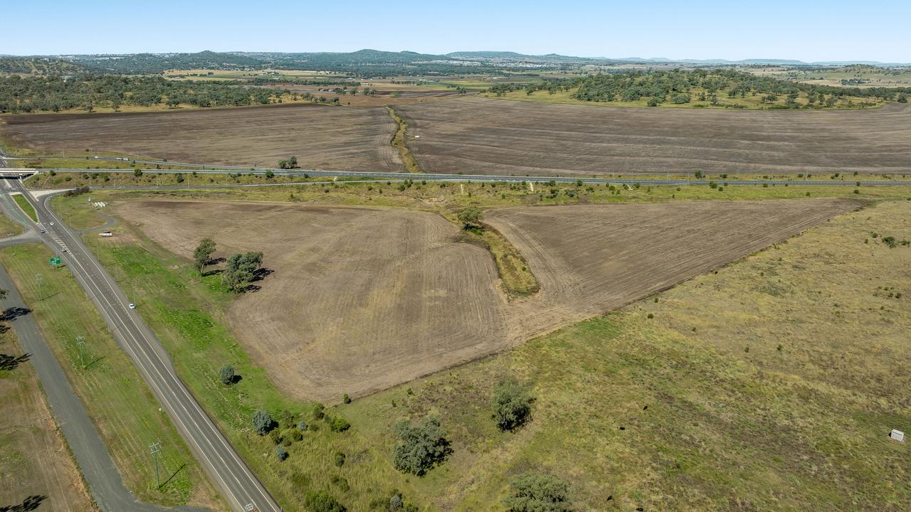 Two industrial and rural parcels along Toowoomba-Cecil Plains Road in Wellcamp have hit the market through Colliers. Pictures by Statik Illusions.