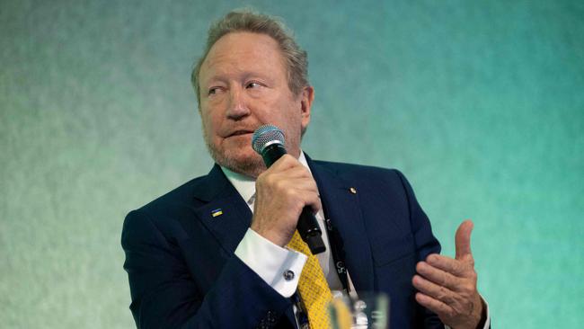 Fortescue founder Andrew Forrest. Picture: AFP/ASEAN Australia special summit 2024/Penny Stephens