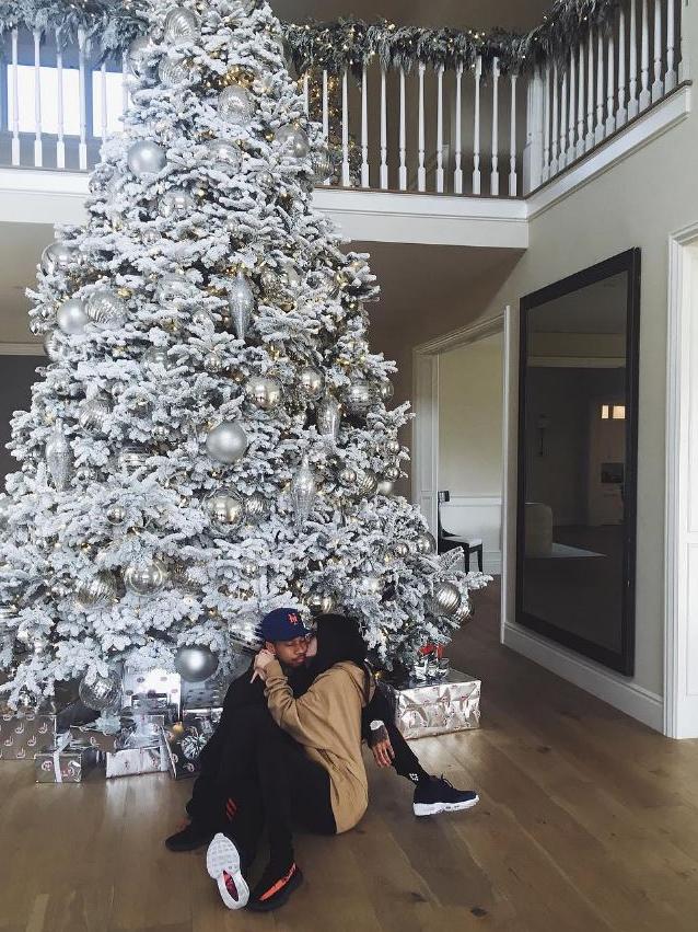 Tyga and Kylie Jenner ... “All I want for Christmas is you.” Picture: Instagram