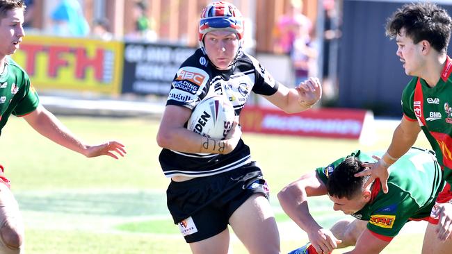 Tweed player Jaylan De Groot Mal Meninga Cup under 18 rugby league semi-final between Wynnum Manly and Tweed Heads Seagulls. Saturday April 24, 2021. Picture, John Gass