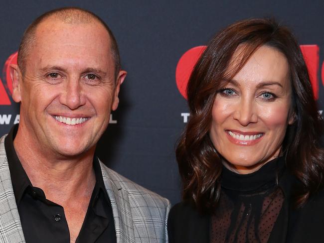 SYDNEY, AUSTRALIA - AUGUST 27: Larry Emdur and Sylvie Emdur attend opening night of CHICAGO at Capitol Theatre on August 27, 2019 in Sydney, Australia. (Photo by Don Arnold/Getty Images)