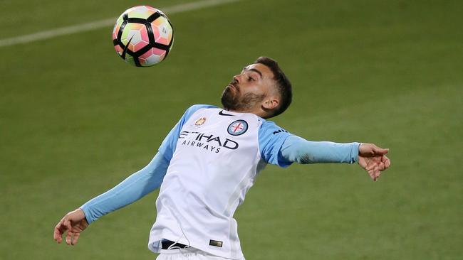 Anthony Caceres could be on the way out the door at Melbourne City. Picture: George Salpigtidis