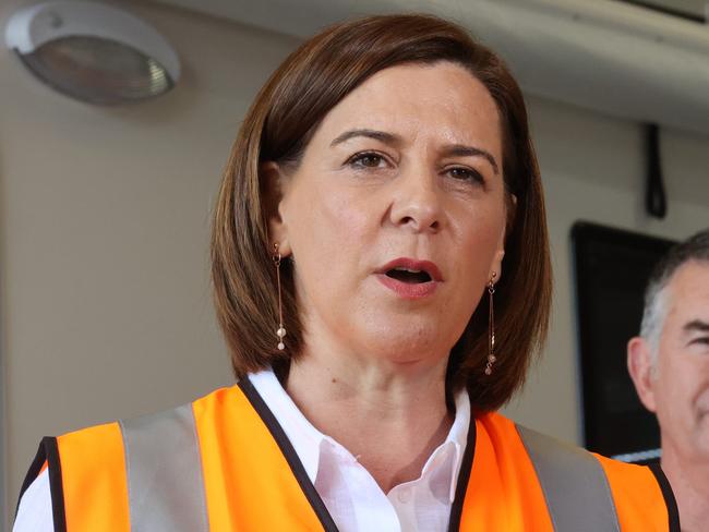 Brisbane, AUSTRALIA - NewsWire Photos October 13, 2020: Queensland opposition LNP leader Deb Frecklington visited Explorer Motorhomes today to announce that the LNP plans to scrap the grey nomad tax if elected. : NCA NewsWire / Sarah Marshall