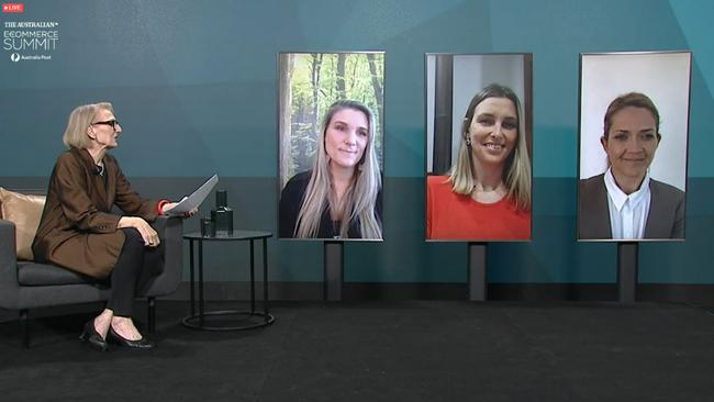 The Australian's Helen Trinca speaks to Birdsnet's Jane Cay, Buy from the Bush's Grace Brennan and Mary Maker's Brydie Stewart at the E-Commerce Summit 2020.