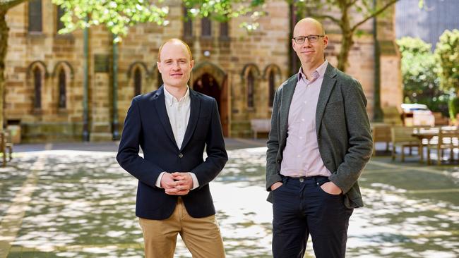 Co-directors Nathan Lyons and Associate Professor David Bronstein ahead of the launch of the new Centre for the History of Philosophy.