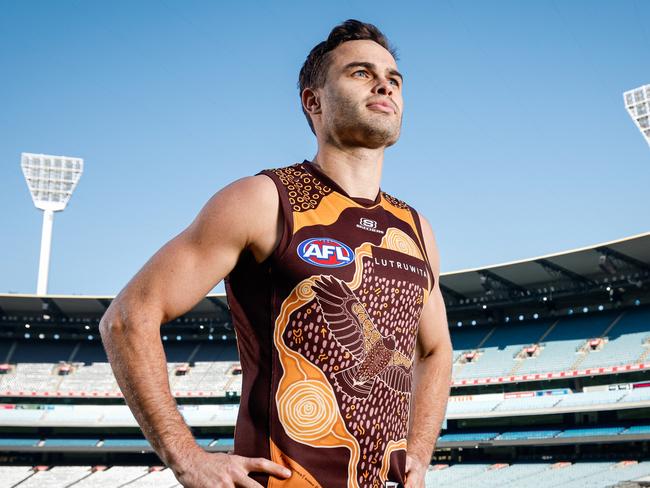 Karl Amon is concerned about the decline in Indigenous playing numbers. Picture: Dylan Burns/AFL Photos via Getty Images