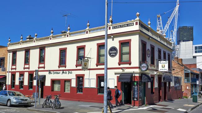 The Corkman Irish Pub before it was illegally demolished.