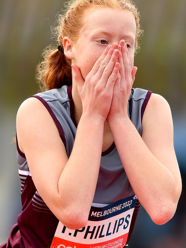 Queensland high jumper Tahnee Phillips.