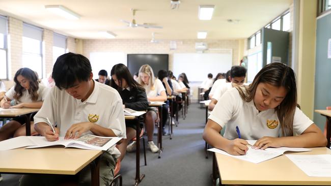 Some students said the HSC was too stressful. Picture: Jonathan Ng