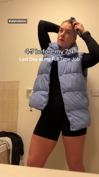 Young Aussie reveals she's quit her job