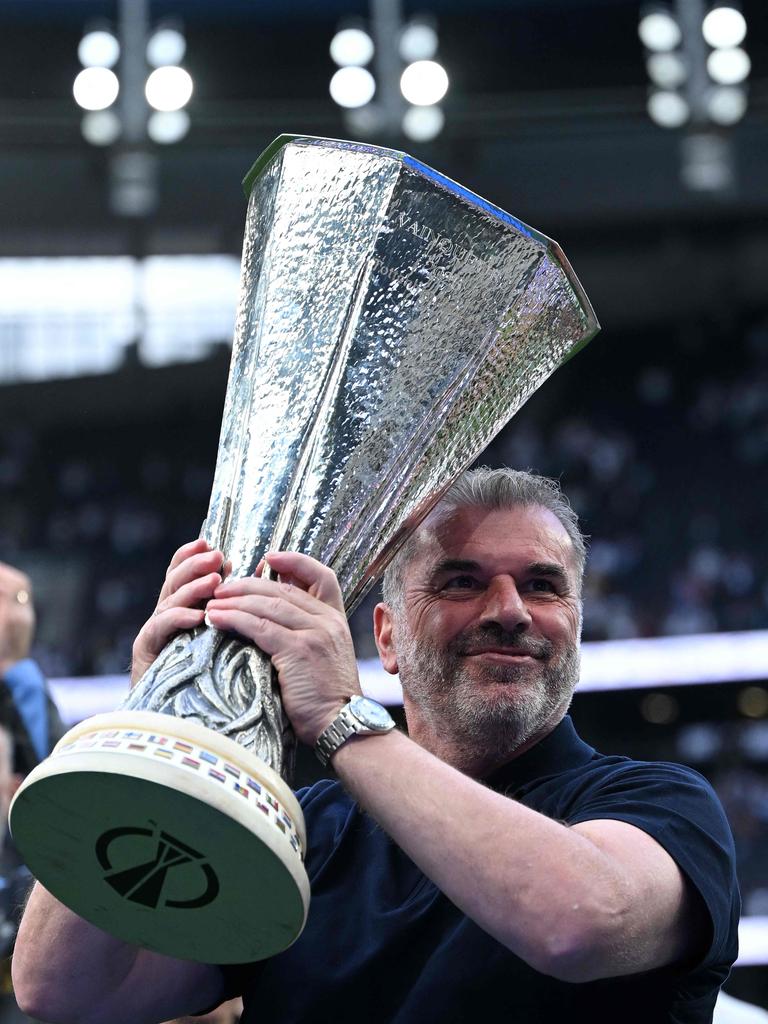 Ange’s future as Tottenham boss is up in the air. (Photo by JUSTIN TALLIS / AFP).
