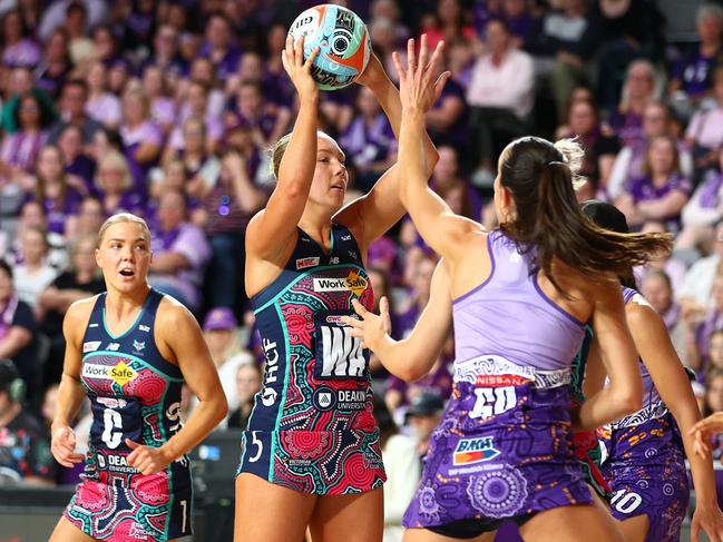 Hannah Mundy led the Vixens resurgence. Picture: Chris Hyde/Getty Images