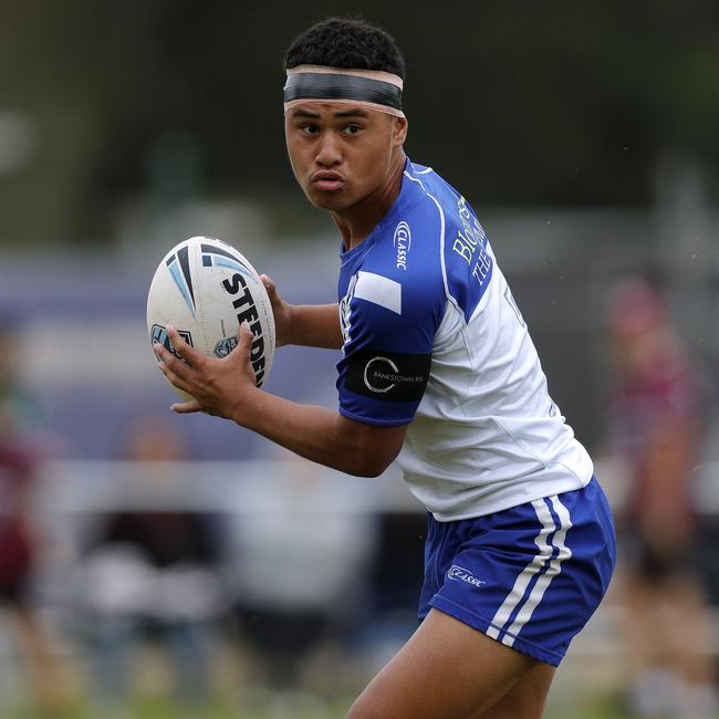 Iverson Matai in action for the Bulldogs (Credit: Bryden Sharp).