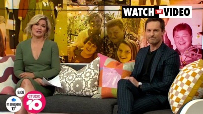 Sarah Harris in tears on Studio 10